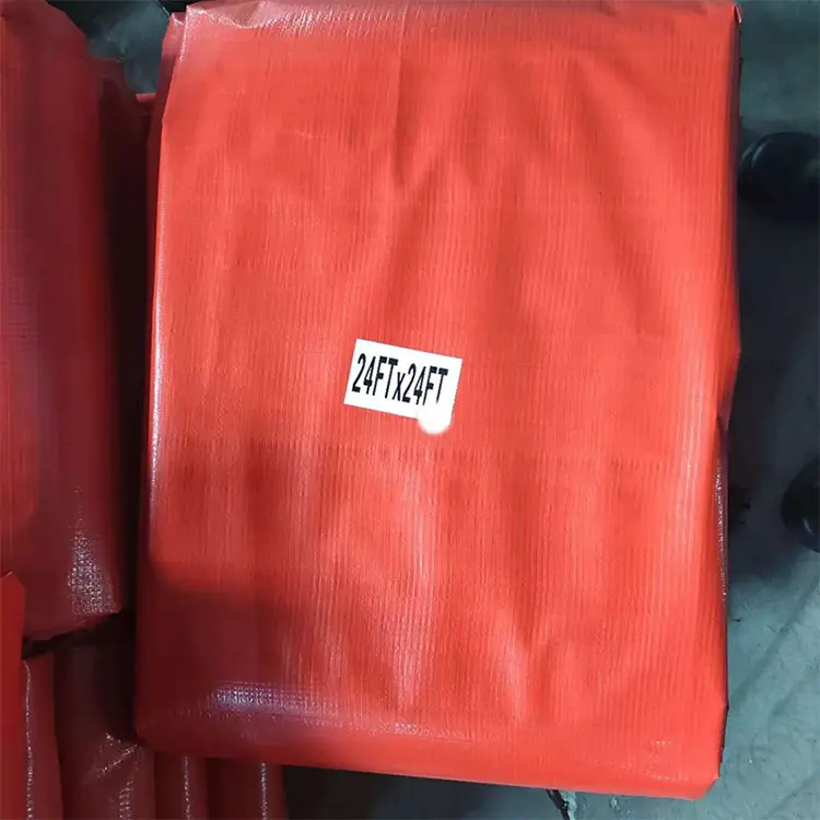 150gsm Roll Orange PE Tarpaulin