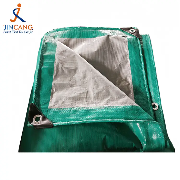 120gsm Green Silver PE prelate