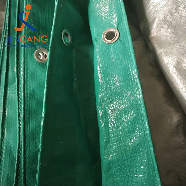 120gsm Green Silver PE prelate