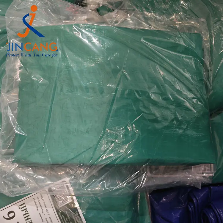 120gsm Green Silver PE prelate