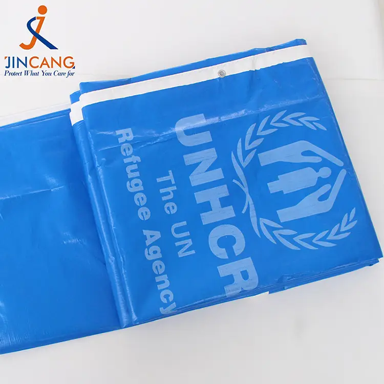 220g alb albastru cu prelată imprimeu PE