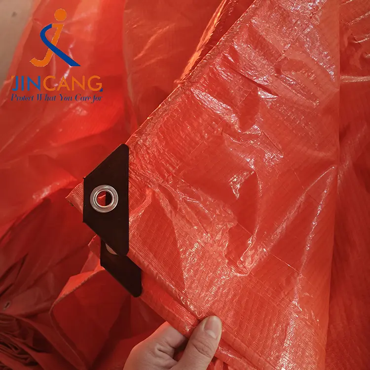 80g Orange PE Tarpaulin