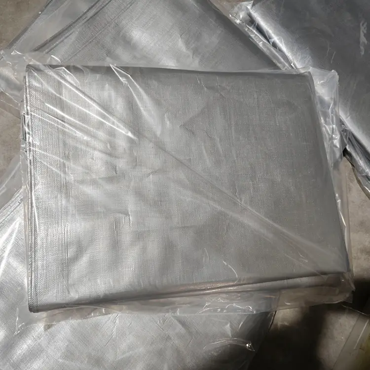 Black Silver 240 Virgin PE Tarpaulin