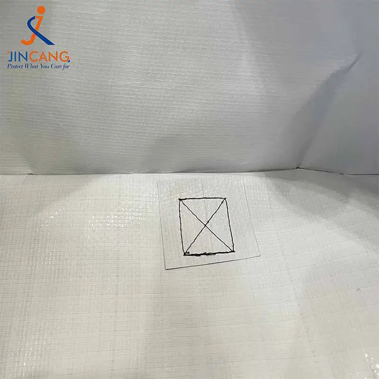 Geantă în mișcare țesută PP pliabilă din supermarket