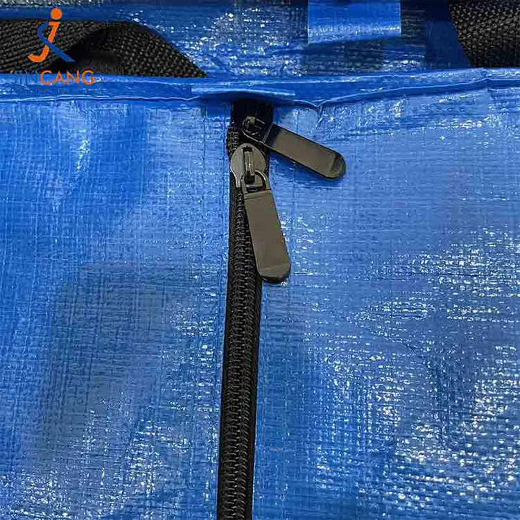 Geantă în mișcare țesută PP pliabilă din supermarket