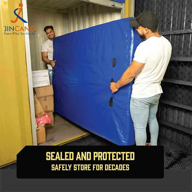 Geanta de depozitare a saltelei PE cu fermoar