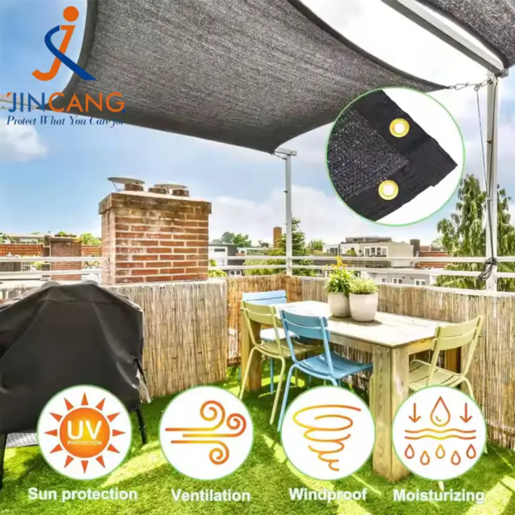 Blochează soarele și reduce plasa de nuanță de căldură