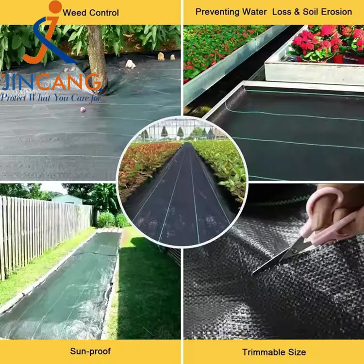 Covor de țesătură de control al buruienilor