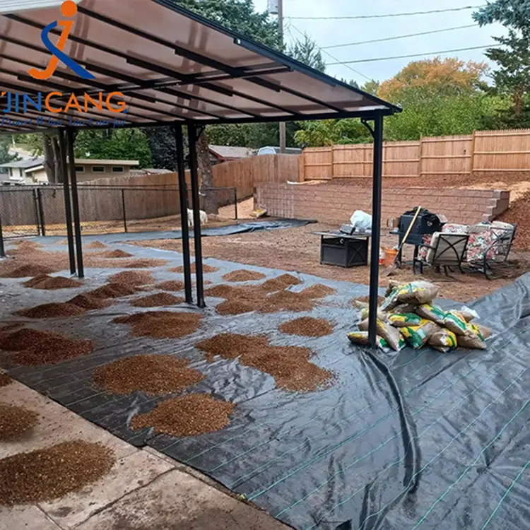 Geotextil Barieră de iarbă Barie Black Barrier Barrier Mat Mat